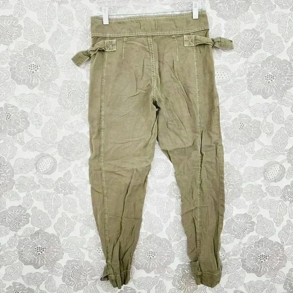 Anthropologie Women's Cropped Pants Ankle Snap Button Size 2 - Picture 2 of 9